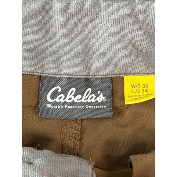 Cabelas Hiking Pants 38/34 Zip Off Convertible Cargo Shorts Zip Pockets Outdoors - Picture 2 of 8